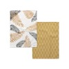 Virtuves Dvielis HappyFriday Blanc Foliage Daudzkrāsains 70 x 50 cm (2 gb.)