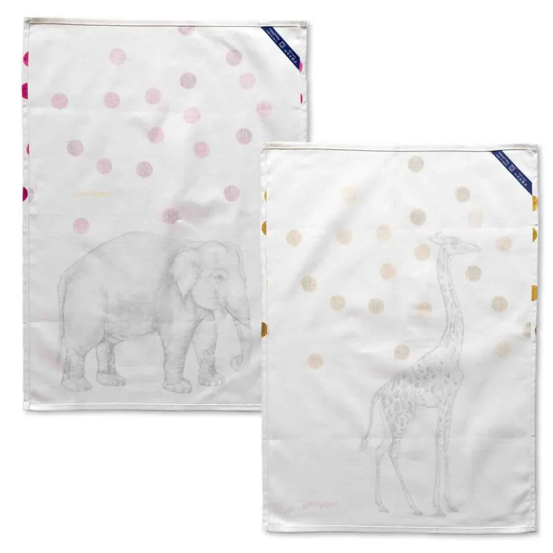 Keittiöliina HappyFriday Savanna Monivärinen 70 x 50 cm (2 osaa)