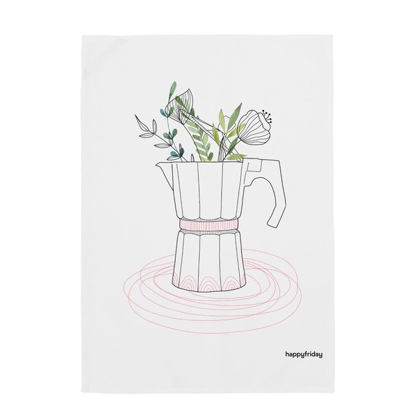 Keittiöliina HappyFriday Breakfast Monivärinen 70 x 50 cm (2 osaa)