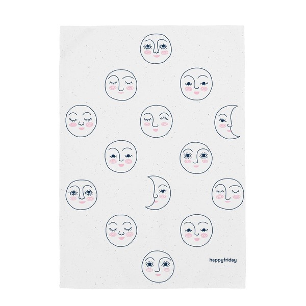 Keittiöliina HappyFriday Moon Monivärinen 70 x 50 cm (2 osaa)