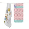 Virtuves Dvielis HappyFriday Floral Branch Daudzkrāsains 70 x 50 cm (2 gb.)