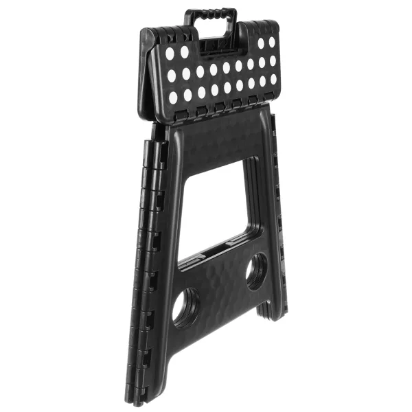 Folding stool black and white 39cm