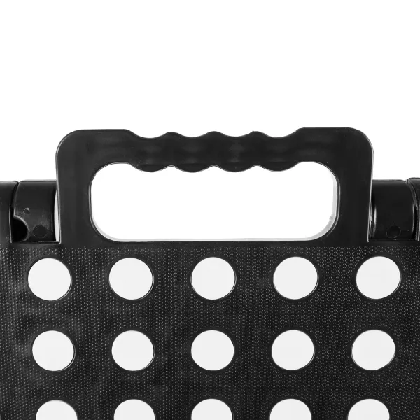 Kokkupandav taburet mustvalge 39cm