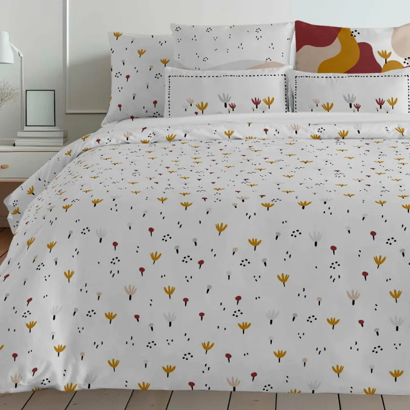 Ziemeļu pārvalks Decolores Campinas Daudzkrāsains 175 Vītnes buklets 200 x 200 cm Šaura aizdare
