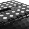 Folding stool black and white 39cm