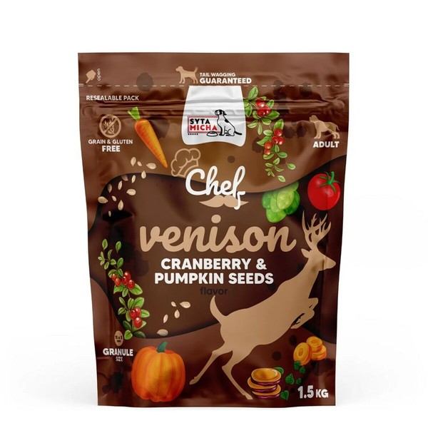 Rehu SYTA MICHA Chef Nauta Peura Mustikka 1,5 Kg Kurpitsansiemenet