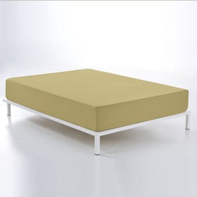 Fitted sheet Alexandra House Living Sand 150 x 200 x 30 cm