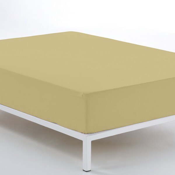Fitted sheet Alexandra House Living Sand 150 x 200 x 30 cm