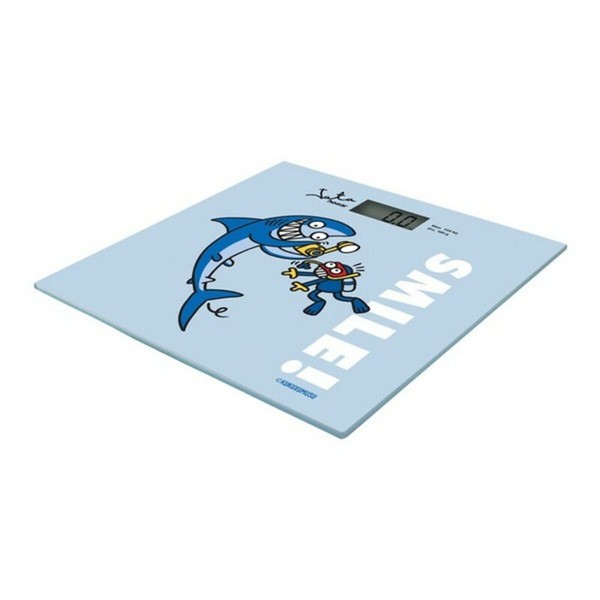 Digital Bathroom Scales Smile JATA 295K Kukuxumusu Blue 15 kg 150 kg