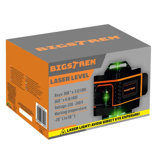 16-linjainen 360 asteen lasertaso
