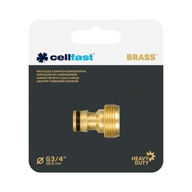 Шланговый соединитель Cellfast 3/4" Латунь Смеситель Внутренность