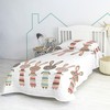 Bedspread (quilt) HappyFriday Moshi Moshi Rabbit Family Multicolour 180 x 260 cm