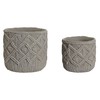 Sodinamųjų komplektas Home ESPRIT Šviesiai pilka Cementas 20 x 20 x 18 cm