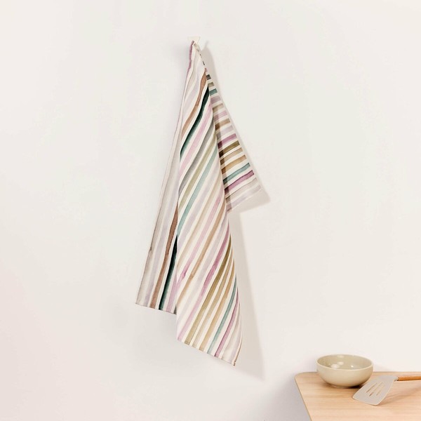 Keittiöliina Belum Naiara 4-100 Monivärinen 45 x 70 cm Raidat 2 osaa