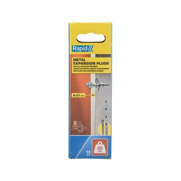 Sieniniai kištukai ir varžtai Rapid 5001550 Ø 11 x 52 mm M5 x 63 mm Metalinis Išplėtimas 10 vnt.