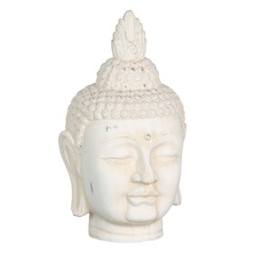 Dekoratīvās figūriņas Krēmkrāsa Buda Austrumniecisks 19 x 18,5 x 32,5 cm