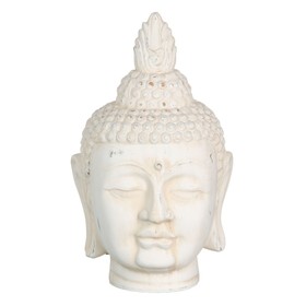 Dekoratīvās figūriņas Krēmkrāsa Buda Austrumniecisks 19 x 18,5 x 32,5 cm