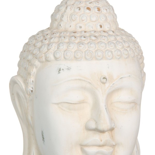 Dekoratīvās figūriņas Krēmkrāsa Buda Austrumniecisks 19 x 18,5 x 32,5 cm