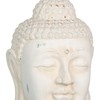 Dekoratīvās figūriņas Krēmkrāsa Buda Austrumniecisks 19 x 18,5 x 32,5 cm