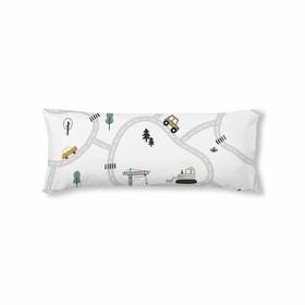 Pillowcase Kids&Cotton Brail Multicolour 45 x 125 cm
