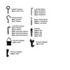 Set of hooks, eye bolts and hangers Black & Decker 198 Pieces