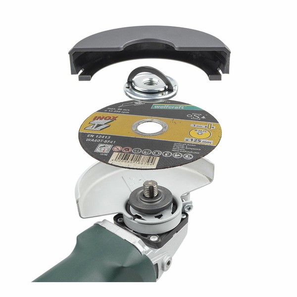 Ātra stiprinājuma uzgriezne leņķa slīpmašīnai Wolfcraft 2463000 Ø 45 mm M14