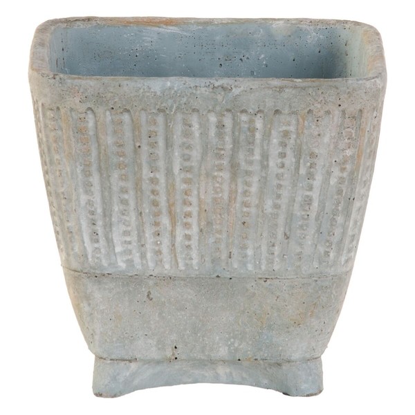 Planter Grey Cement 19,5 x 19,5 x 19 cm