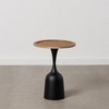 Side table Black Golden Iron 40 x 40 x 52 cm