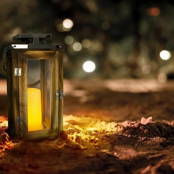 Lantern Lumisky Oaky Wood