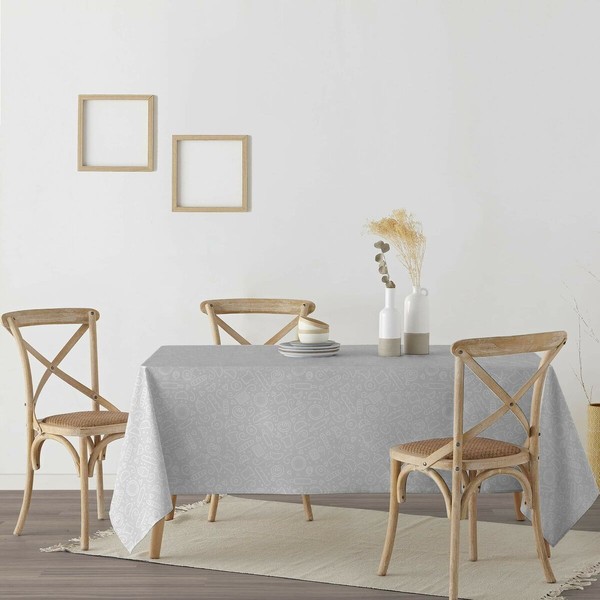 Dėmėms atspari derva dengta staltiesė Belum 0400-40 Spalvotas 150 x 150 cm