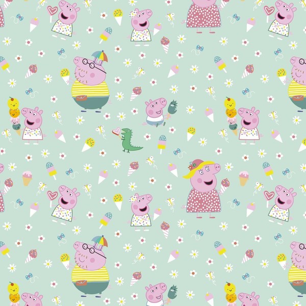 Stain-proof resined tablecloth Belum Summer Peppa 1 Multicolour 200 x 150 cm