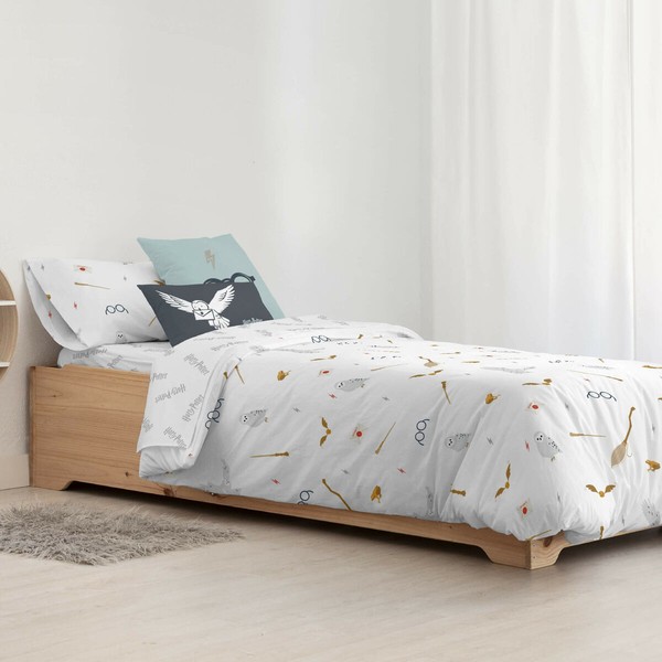 Pussilakana Harry Potter Hogwarts Nordic  Monivärinen 175 Langat 200 x 200 cm Sänky 120