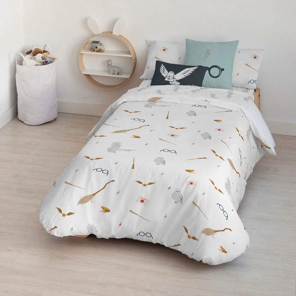 Pussilakana Harry Potter Hogwarts Nordic  Monivärinen 175 Langat 200 x 200 cm Sänky 120