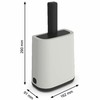 Dustpan Rotho My Pet White Plastic