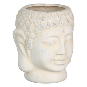 stādītājs Krēmkrāsa Terakota Buda Austrumniecisks 14 x 14 x 15,5 cm