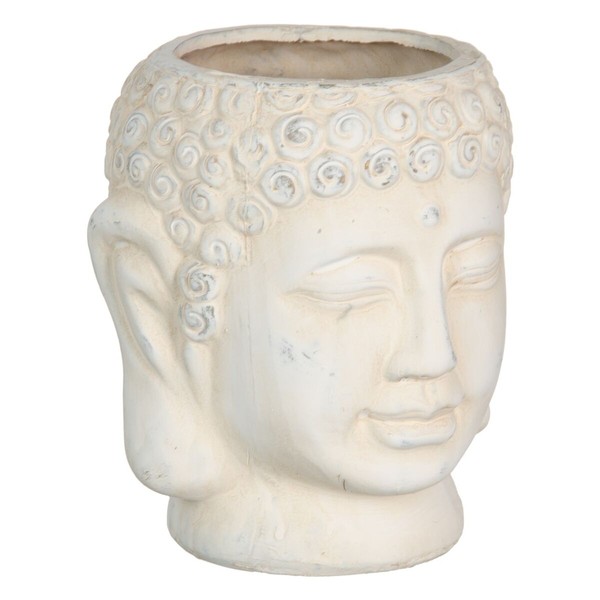 stādītājs Krēmkrāsa Terakota Buda Austrumniecisks 14 x 14 x 15,5 cm