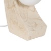Galda lampa Krēmkrāsa Polirezīns 220-240 V 16,5 x 11,5 x 30 cm