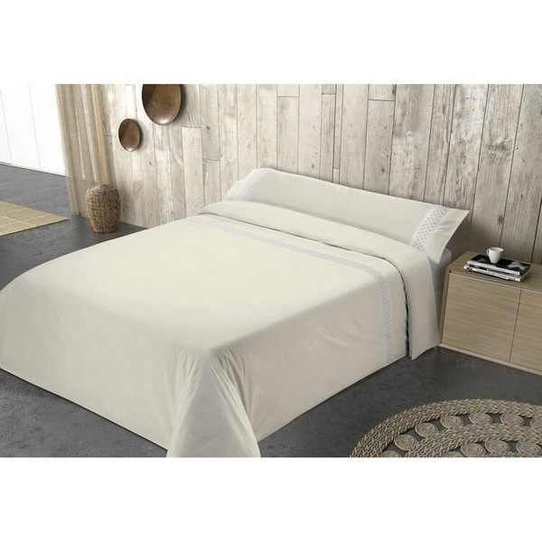 Pussilakanasetti Pierre Cardin ELISA Beige Norsunluu Sänky 135 2 Kappaletta