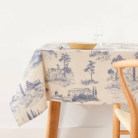 Dėmėms atspari derva dengta staltiesė Belum 0120-370 Spalvotas 200 x 150 cm