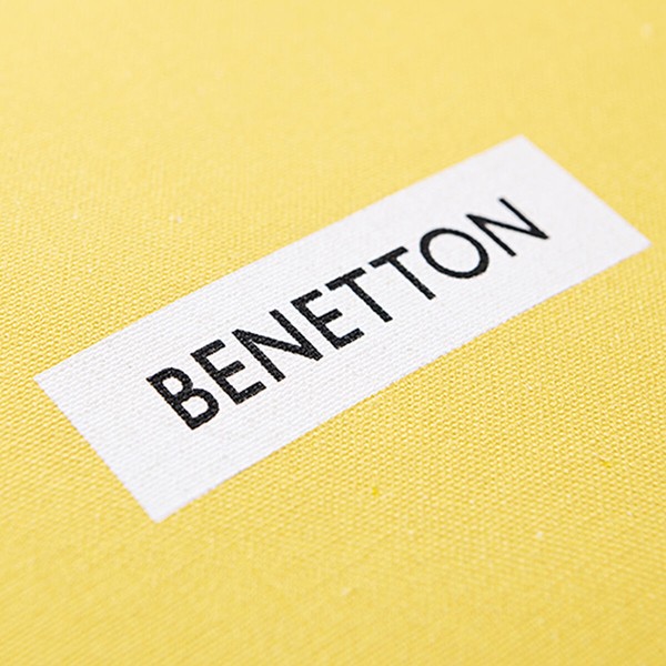 Cushion Benetton Yellow White Cherries 40 x 40 cm Squared
