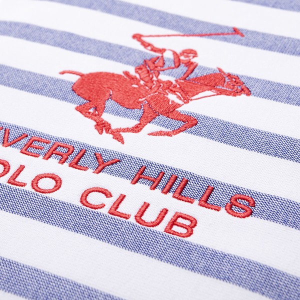 Vannas dvielis Beverly Hills Polo Club Zils Balts 100% kokvilnas 80 x 165 cm