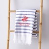 Bath towel Beverly Hills Polo Club Blue White 100% cotton 80 x 165 cm