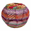 Taburetė Alexandra House Living Raudona Virvė Geležis 45 x 30 x 30 cm