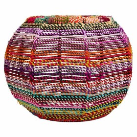 Taburetė Alexandra House Living Raudona Virvė Geležis 45 x 30 x 30 cm