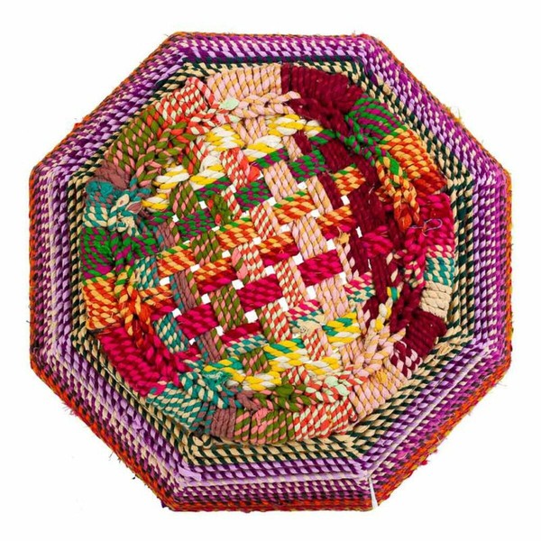 Табурет Alexandra House Living Красный Веревка Железо 45 x 30 x 30 cm