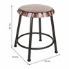 taburete Alexandra House Living Melns Dzelzs 35 x 46 x 35 cm