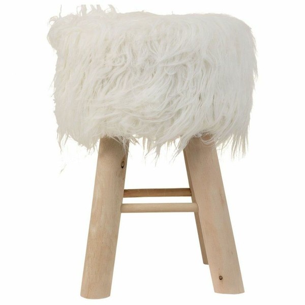 Jakkara Alexandra House Living Valkoinen Pehmo Bambu Mäntypuu Sieni Puu MDF 32 x 44 x 32 cm
