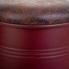 Табурет Alexandra House Living Красный Полиуретан Металл ДСП 47 x 27 x 33 cm