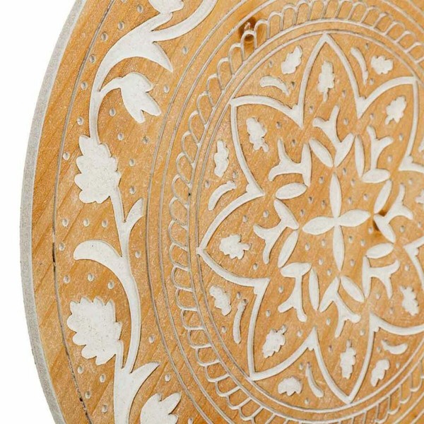 Sienų dekoracija Alexandra House Living Ruda Eglės mediena Medžio MDF 40 x 40 cm