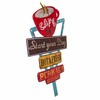 Wall Plate Alexandra House Living Iron 50 x 1 x 58 cm Signs